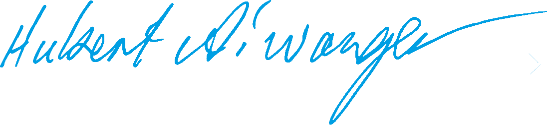 Unterschrift von Hubert Aiwanger